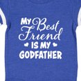 thumbnail image 4 of Inktastic My Best Friend is My Godfather with Hearts Boys or Girls Baby Bodysuit, 4 of 5