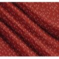 thumbnail image 3 of Soimoi Red Cotton Voile Fabric Notes Musical Instrument Print Sewing Fabric Yard 56 Inch Wide, 3 of 7