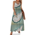 thumbnail image 1 of Vestido sin mangas con perlas en forma de concha de ostra Vestido de verano suelto Ropa de mujer Vestido elegante, 1 of 7