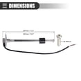 thumbnail image 4 of Unique Bargains Universal Marine Fuel Sending Unit Float Fuel Gauge Diesel Water Level Sender Unit Sensor 10.5' 267mm, 4 of 7