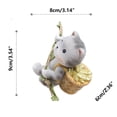 thumbnail image 4 of Yhsdtq , Balcon Jardin Extérieur Miniature Pendentif, Artisanat en Résine, Imperméable, Design Léger, Style Moderne, pour Décoration Intérieure, Éclairage Économe en Énergie, Petit Éclairage Extérieur, Jardin Rustique, pour Patios, 4 of 6