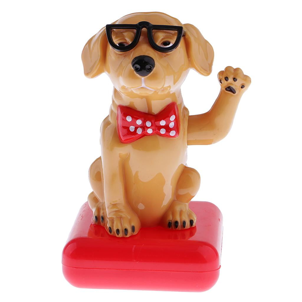3x Solar Powered Dancing Toy Cute Puppy Dog Bobble Head Sun Dancer 