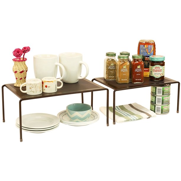 DecoBros Expandable Stackable Kitchen and Counter Shelf