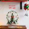 thumbnail image 1 of Unique Christmas Ornament 2D Flat Acrylic Ferris Wheel Snowhouse with 360-Degree Rotation for Tree or Shelf Display, 1 of 4
