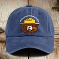 thumbnail image 2 of Gyexs Protecting Our National Parks Print Hat Vintage Washed Cotton Graphic Resist Bear Baseball Caps Unisex #Navy, 2 of 5