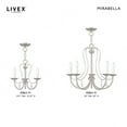 thumbnail image 3 of Livex Lighting - Mirabella - 5 Light Chandelier in Farmhouse Style - 24 Inches, 3 of 9
