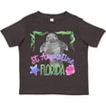 thumbnail image 3 of Inktastic St. Augustine Florida Cute Swimming Manatee Boys or Girls Toddler T-Shirt, 3 of 5