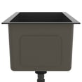 thumbnail image 3 of vidaXL 23.6-inch Kitchen Sink with Strainer Black Stainless Steel, 3 of 10