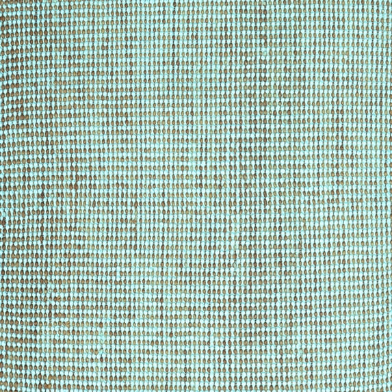 Ahgly Company Indoor Square Abstract Light Blue Contemporary Area Rugs, 5' Square
