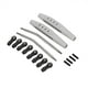 thumbnail image 4 of 2 brazos de arrastre traseros inferiores de metal RC y servo de dirección compatibles con Axial RR10 90048 Plata, 4 of 8