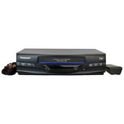 Pre-Owned Panasonic PV-V4520 Stereo VHS VCR Recorder Player - w/ Original Remote, A/V Cables, & Manual (Good)