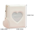 thumbnail image 2 of HINTRMENT 2 Pcs Porte-Cartes Photo en Forme de Cœur PVC Rangement Photo pour Amateurs de Photographie et Acheteurs, 2 of 8