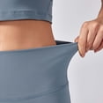 thumbnail image 5 of Bibifish Womens Yoga Pants Flare Leg High Waist Yoga Pants Stretchy Smooth Fabric Tummy Control Workout Sports Yoga Leggings For Ladies, 5 of 9