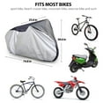 thumbnail image 3 of LotFancy Bike Cover, Outdoor Waterproof Bicycle Storage Cover, Rain UV Snow Dust Wind Proof, 3 of 6