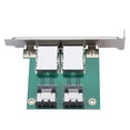 thumbnail image 2 of ZOUSSIQI Dual Mini SAS 36P-26P SFF8087 to SFF-8088 Server Adapter Board 8088-8087 Converter PCI Bracket EL225#23435, 2 of 9