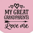 thumbnail image 4 of Inktastic My Great Grandparents Love Me Boys or Girls Baby Bib, 4 of 4