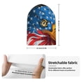 thumbnail image 2 of Lsque Eagle Head With American Flag Pattern Knitted Beanie, Unisex Winter Hat, Knit Hat Winter Beanies Thick Fisherman Beanies Cuffed Plain Skull Caps, 2 of 6