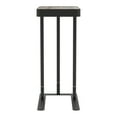 thumbnail image 4 of Schofield Adjustable Metal Side Table with Hidden Storage, Sand Black and Light Gray, 4 of 9