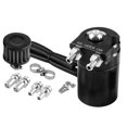 thumbnail image 1 of Universal Oil Catch Can, 300ml Air Filter Breather Engine Separator Oil Reservoir Car Oil Catcher (Black), 1 of 2