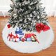 thumbnail image 3 of Falda del árbol de Navidad árbol alfombra grande árbol de Navidad de paño de mesa redonda con paraguas agujero casa decoración/35,4/47.2in xqmg 2022, 3 of 4