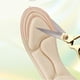 thumbnail image 4 of Plantillas de masaje para aliviar el dolor de pies | Soporte para el arco del pie para mayor comodidad al caminar | Amortiguación de espuma para usar todo el día, 4 of 8