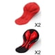 thumbnail image 1 of 4 almohadillas de gel premium para ciclismo, a prueba de golpes y transpirables, de repuesto para bicicleta (mujer) Rojo, 1 of 8