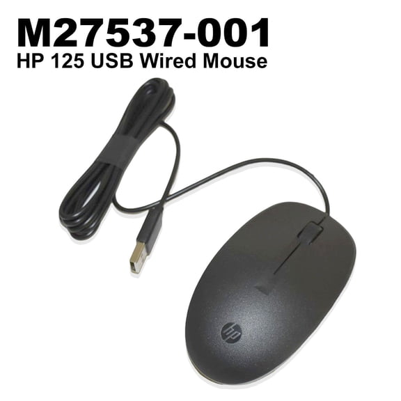 HP 125 Wired USB Optical Mouse (M27537-001)