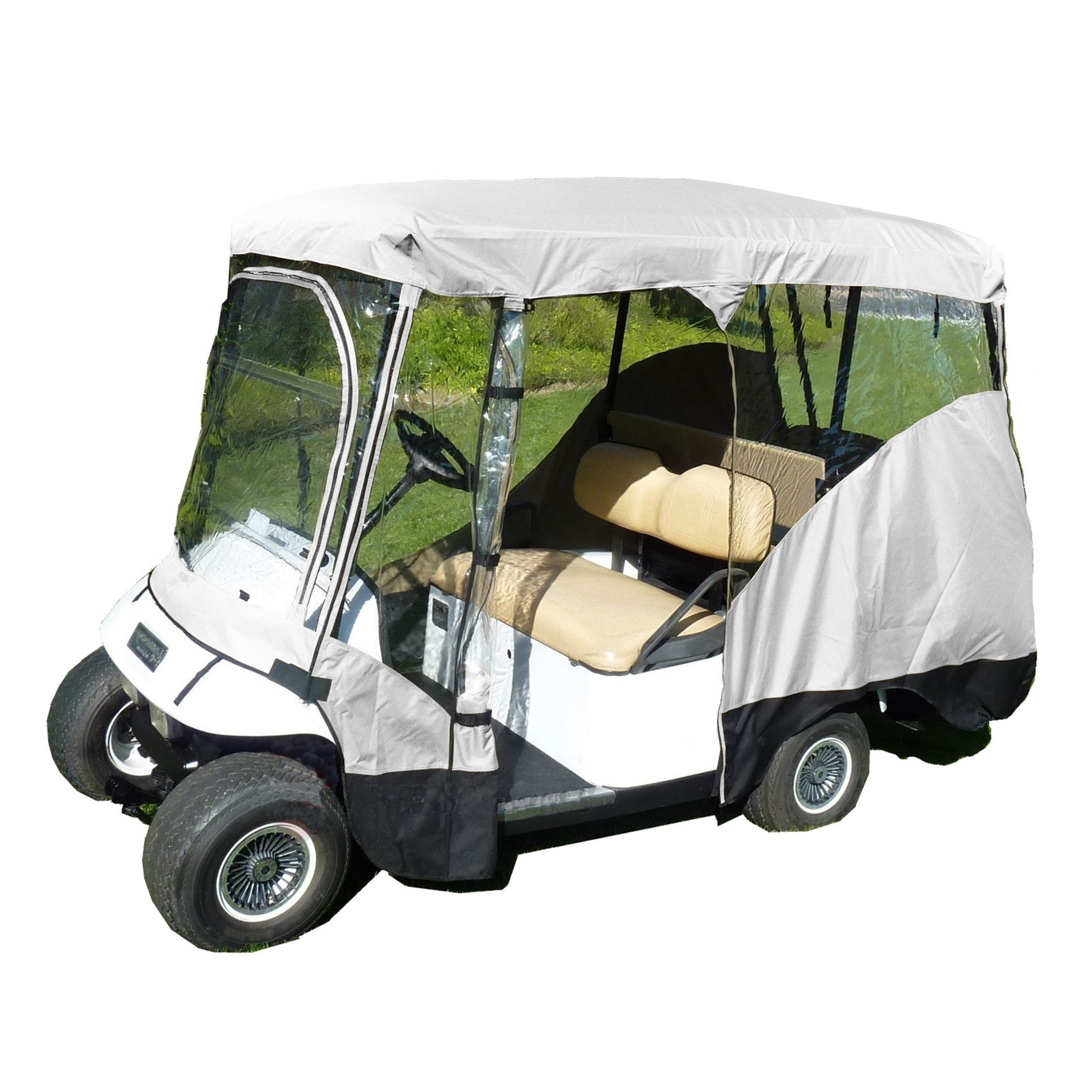 Covered Living - 4 Passenger Golf Cart Driving Enclosure Cover Grey -  Walmart.com
