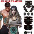 thumbnail image 2 of 12Pad EMS Abdominal Muscle Toning Trainer ABS Stimulator Toner Fitness Exerciser, 2 of 11