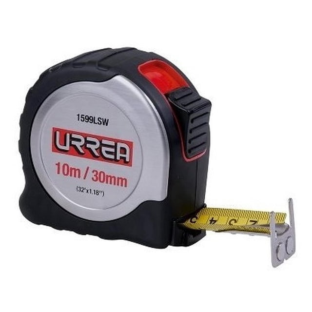 Flexómetro de Acero Inoxidable 8m x 30 mm 1598LSW Urrea