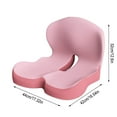 thumbnail image 2 of Memory Foam Office Chair Cushion, Car Seat Cushion, L-Shaped Integrated Seat Cushions, Chair Seat Cushion for Lower Back Tailbone Protection, Lumbar Support, 2 of 5