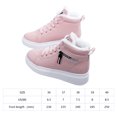 thumbnail image 3 of Zapatos Planos Mujer Antideslizantes Cuero PU Casual Impermeable para Invierno ( 38) Rosa Wdftyju Tenis De Mujer Tenis De Hombre, 3 of 8