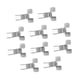 thumbnail image 2 of 10 piezas Palabras de palos Partes de garaje Garaje Apreta de almacenamiento Terretos Gripes de almacenamiento de montaje de pared Clips de agarre, 2 of 9