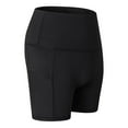 thumbnail image 2 of Female Sports Shorts Yoga Short Trousers Quick-dry Training Pants Trisection Length Shorts Size XXL Black, 2 of 9