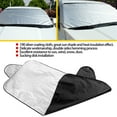 thumbnail image 1 of Car Window Sun Shade Windshield  Block Cover With  Absorption 200x70cm, 1 of 8