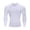 #01-White, variant on Compression Shirts for Men - Long Sleeve Black Workout Base Layer Athletic Gym Tops Quick Dry Running Undershirts