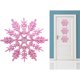 thumbnail image 5 of Copos Nieve Brillantes 10 Cm 24 Piezas Copos Nieve para Y Adultos (rosa), 5 of 9