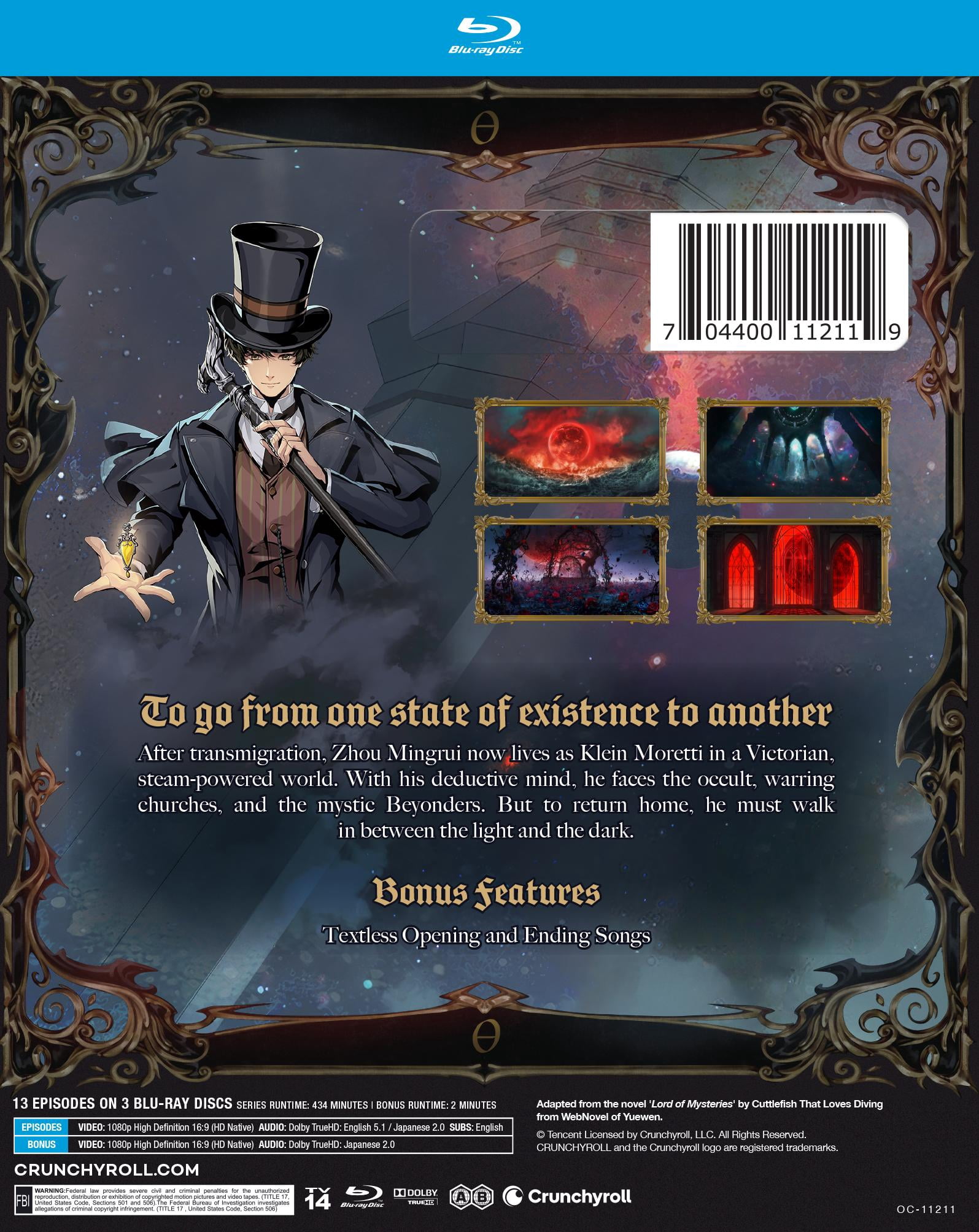 Lord of Mysteries Season 1 (Blu-ray) Crunchyroll, Anime