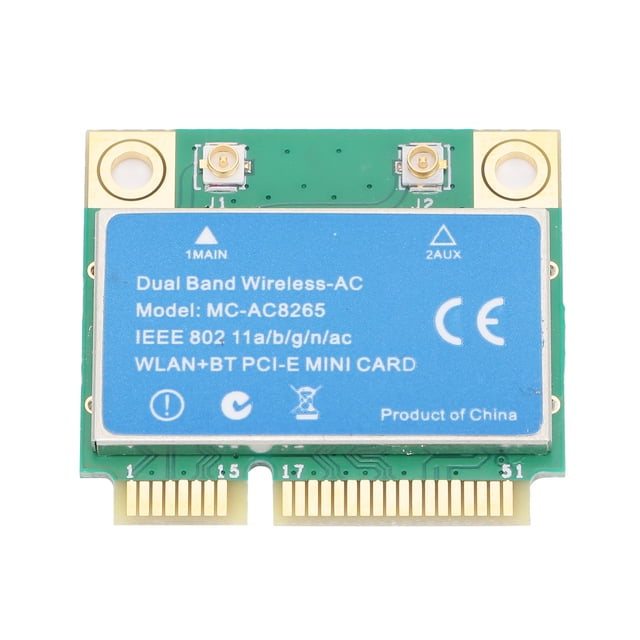 Mini MINI Tarjeta PCIE 1200M 2,4 GHz/5GHz De Doble Banda Para Tarjeta De Red Inalámbrica Con Chip 8265 MC8265
