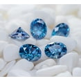 thumbnail image 4 of Blue Oval Cut Moissanite Loose Stones, 4 of 4