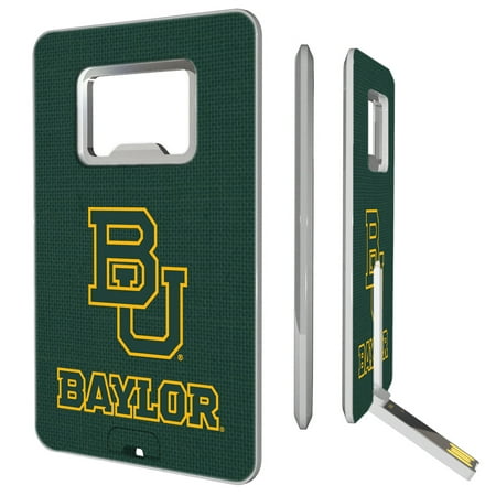 Baylor Bears 16GB Credit Card Style USB Bottle Opener Flash Drive - No (Best Credit Card Sized Computer)