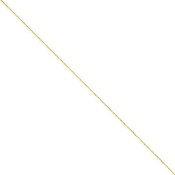 Primal Gold 14 Karat Yellow Gold 0.70mm Ropa Chain Necklace