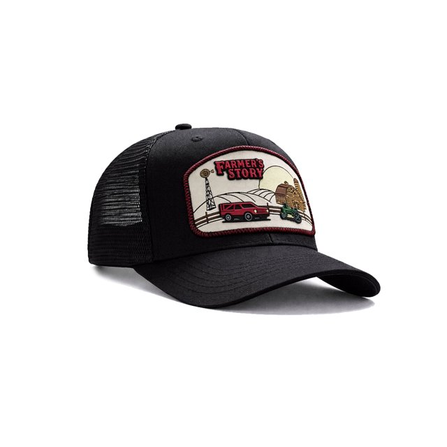 Knite Gorra Barn Red Trucker Agro Diseño Campirano Malla Transpirable