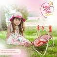 thumbnail image 6 of The New York Doll Collection 3-1 Baby Doll Furniture Set, Floral, 6 of 6