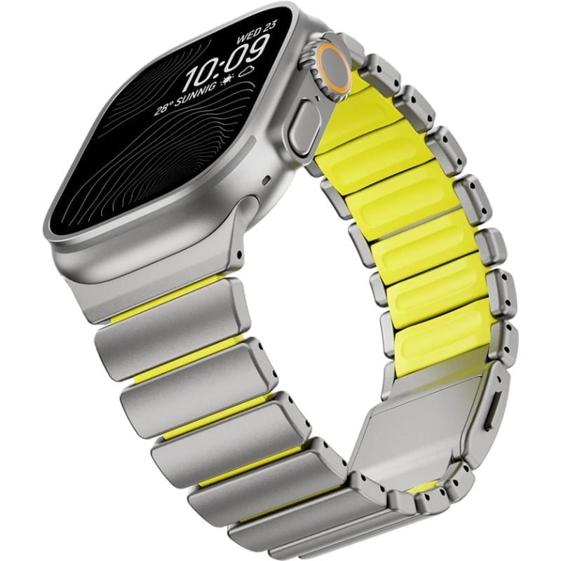 Titanium Strap for Apple Watch Ultra 3 2 Band 49mm Series 11 10 46mm Magnetic Bracelet for Iwatch 9 8 7 6 5 4 SE 3 44mm 45mm