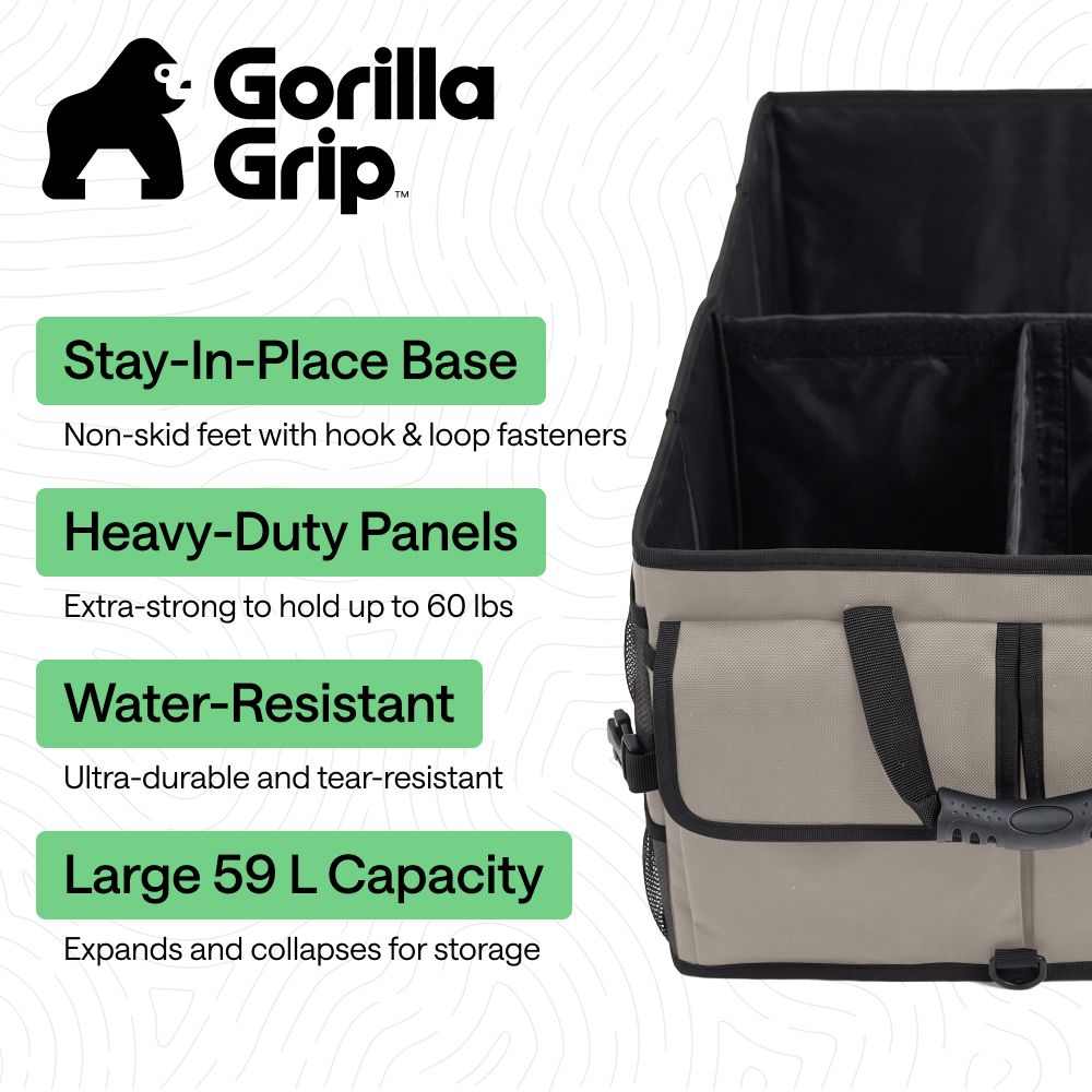 Gorilla Grip Trunk Storage Organizer, Collapsible photo 2