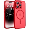 thumbnail image 1 of Funda de teléfono TOCOL Magnetic para iPhone 14 Pro de 6.1 pulgadas (roja), 1 of 6