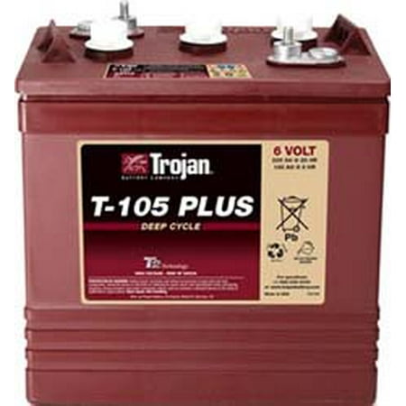 Replacement for TROJAN T105+ replacement battery