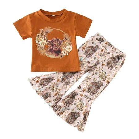 

Sngxgn 100% Cotton Tie Dye Crop Top Girls Outfits Size 6 Brown 3-4 Years