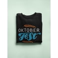 thumbnail image 3 of Oktoberfest Blue Lettering Sweatshirt Men -Image by Shutterstock, Male 4X-Large, 3 of 4
